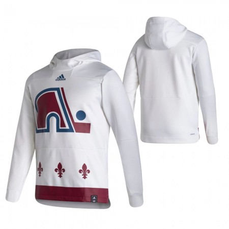 Herren Eishockey Colorado Avalanche Blank 2020-21 Reverse Retro Pullover Hooded Sweatshirt